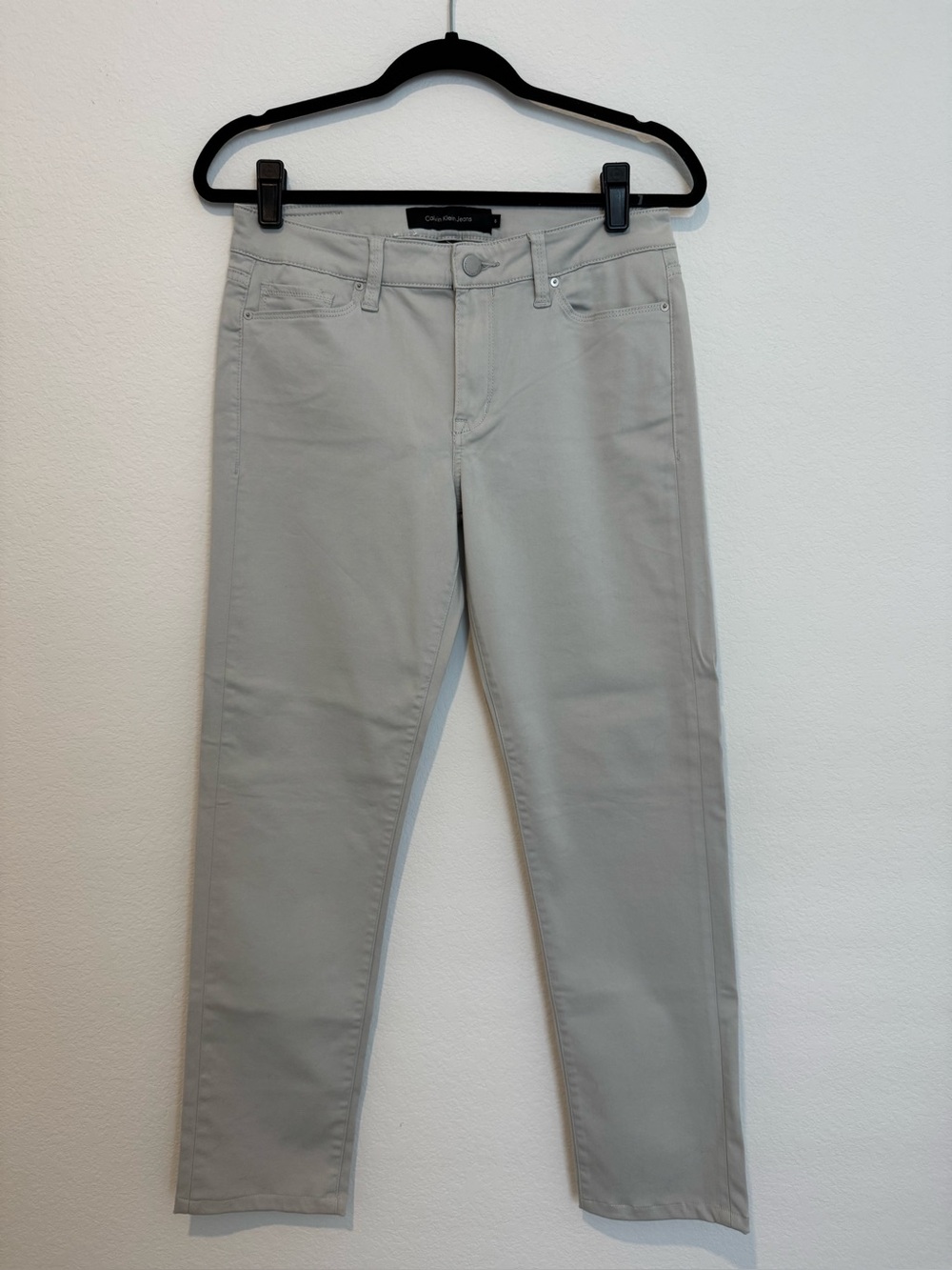 Calvin Klein Jeans Gray Skinny Stretch Jeans